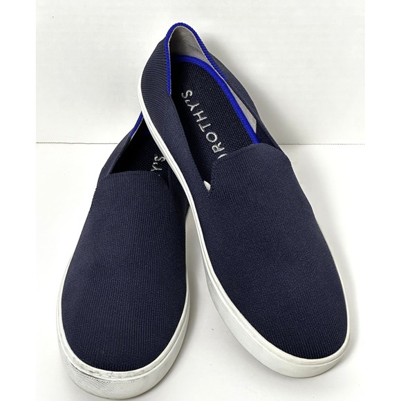 Rothy\'s Men Sneakers‎ 10.5 Navy Knit Slip On Canvas Casual Comfort Shoes main image 12